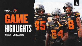 CFL WEEK 4 HIGHLIGHTS | Calgary Stampeders vs BC Lions | June.27.2026