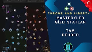 Throne and Liberty Mastery Sistemi TAM REHBER | Tüm Silahlar, Tüm Mastery’ler! #