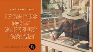 Best Pens to Use for the Wanderlust Passport