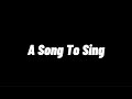 Miranda Lambert & Chris Stapleton - A Song To Sing (Lyrics)
