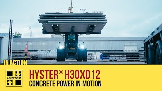 Concrete Power in Motion - Hyster® H30XD12 at Dycore