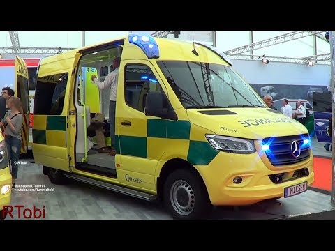 C Miesen medical transport ambulance on the RETTmobil 2018 expo in Germany (for Denmark?)