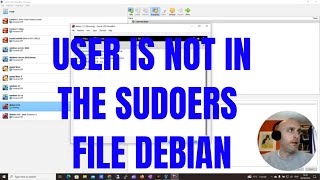 YouTube Thumbnail for USER IS NOT IN THE SUDOERS FILE DEBIAN