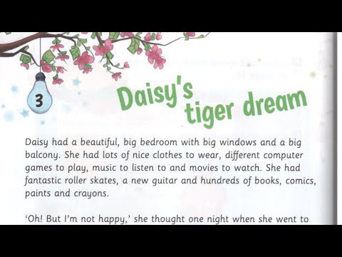 STORYFUN 4 - UNIT 3 - DAISY'S TIGER DREAM | SHORT ENGLISH STORY FOR KIDS | HARRY TRAN