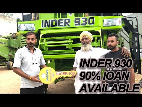 Mild steel inder 930 self propelled combine harvester, 133 h...