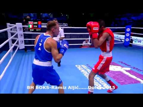 X20 BH BOKS Ramiz Aljić /Doha 2015/Pikardi(Ita)-Ali(Gbr)0:2