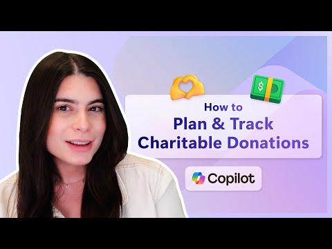 How to use Copilot in Excel to plan and track charitable giving donations | Microsoft 365