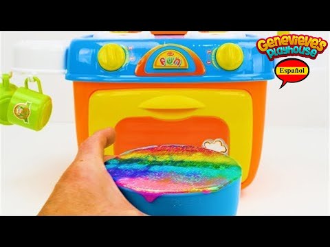 ¡Aprenda Formas, y Comida para Niños con un Pastel de Cumpleaños de Juguete, Monster High,y Tayo!