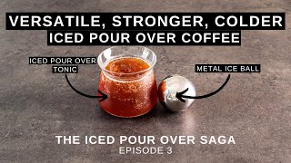 How to Make Iced Pour Over / Japanese Style Iced Coffee - Ep3