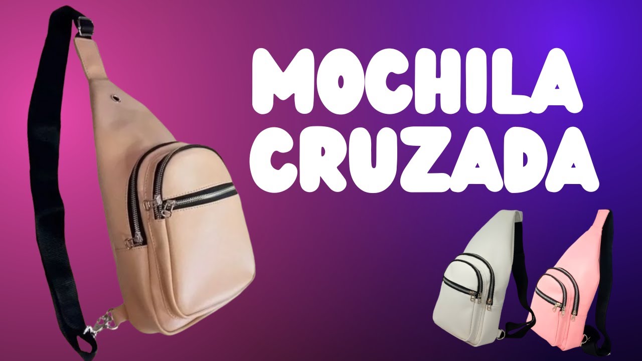 COMO HACER UNA MOCHILA CRUZADA // PECHERA // FACIL // MOLDES GRATIS // LINK EN EL PRIMER COMENTARIO