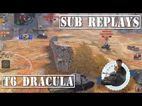 WOT Blitz - Subscriber Replay T6 Dracula 4k dmg 4 kills ACE ||WOT Blitz||
