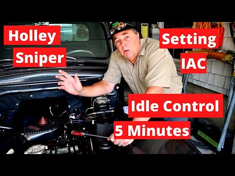 Holley Sniper How To Set The IAC (Idle Air Control) in 5 minutes or less