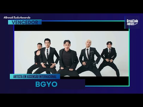 Sucesso filipino BGYO leva prêmio de Artista em Ascensão Internacional no BreakTudo Awards 2025