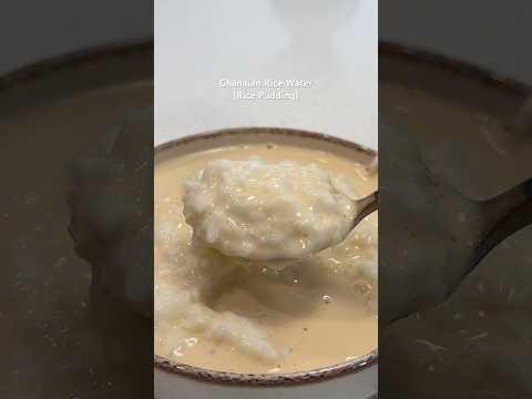 Ghanaian Rice Water (Creamy Rice Pudding Style) | Easy Comfort Food 🇬🇭