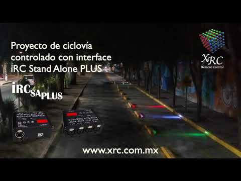Ciclovia controlada con interface iRC Stand Alone Plus