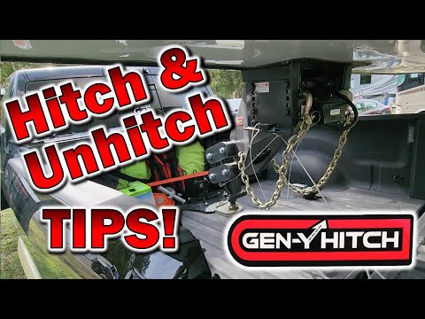 How To Hitch and Unhitch 5th Wheel Gen Y Gooseneck (Tips & Tricks)