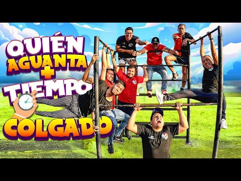 🔥RETO QUIEN AGUANTA MAS TIEMPO SUSPENDIDO EN EL AIRE CON EL CREW RETOJORJAIS🔥