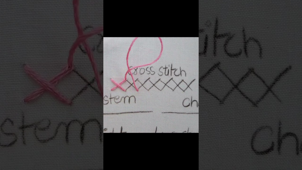 Cross Stitching Made Easy: Learn the Basics in Seconds #crossstitch #crossstitching #handembroidery