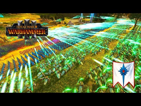 THE POWER OF ARCHERS | High Elves VS Tomb Kings - Total War WARHAMMER 3 | FIRESupport | 4K