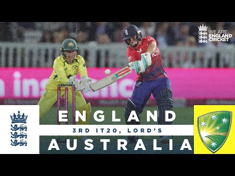 Capsey Stars With The Bat | Highlights - England v Australia | 3rd Women's Vitality IT20 2023