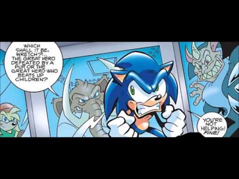 Sonic The Hedgehog issue 178 COMIC DRAMA ''House Of Cards'' Part 1