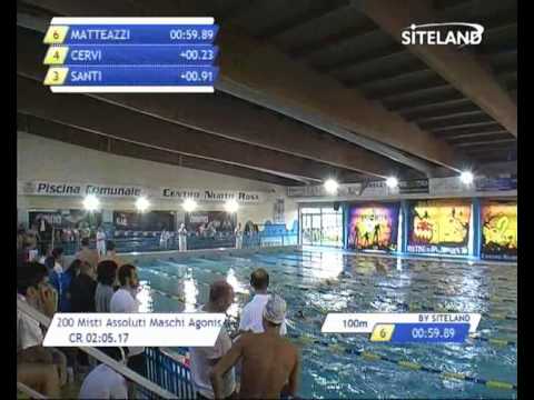 Serie 1 dei 200 Misti  Assoluti Maschi Agonisti - Meeting di Halloween 2013 9 Trofeo citta' di Rosa