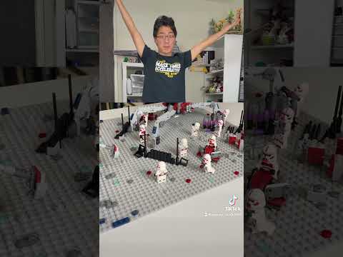 Making a LEGO Star Wars MOC out of JUST Battle Packs!!