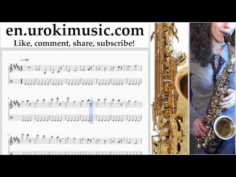 How to Play Saxophone (Alto) The Chainsmokers & Coldplay - Something Just Like This Tabs Part#1