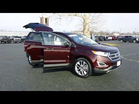 17 MILES! - USED 2018 FORD EDGE TITANIUM AWD FOR SALE - SAVE $$$ - 800 655 3764 # B13474