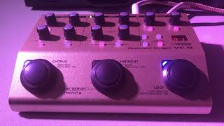Video thumbnail for Quick Demo Of The Boss VE-8 Acoustic Singer Vocal Effects Pedal by seangtrharrold