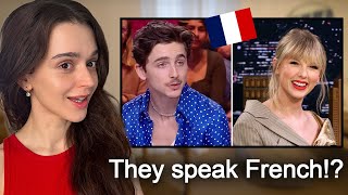 French Girl Reacts to Celebrities Speaking French