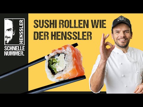 Rolling sushi like Henssler | Henssler's instructions, tips & tricks