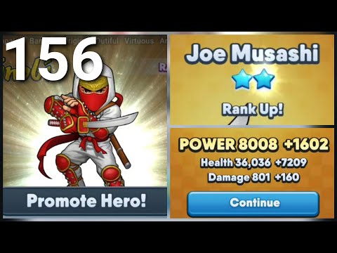 SEGA Heroes JOE MUSASHI POWER UP PART 156 Gameplay Walkthrough - iOS / Android