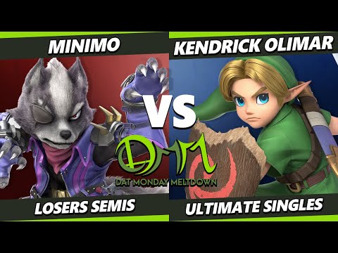 DAT MM 284 Losers Semis - MiniMo (Wolf) Vs. Kendrick Olimar (Young Link) Smash Ultimate - SSBU