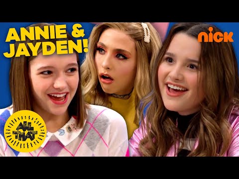 Annie & Jayden Join T@$#le!gh At The Lunch Table! | All That