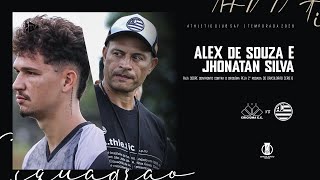 ALEX E JHONATAN FALAM SOBRE O JOGO CONTRA O CRICIÚMA