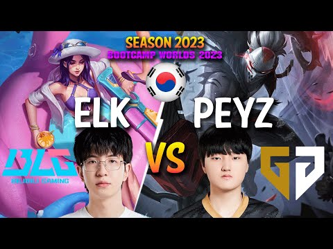 BLG Elk vs GEN Peyz - Elk CAITLYN vs Peyz DRAVEN ADC - Patch 13.20 KR Ranked