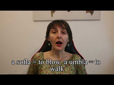 58 present simple first conjugation ending in  tra, pla, fla and bla