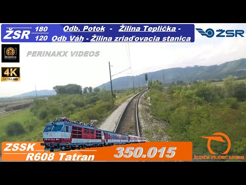 4K Cabview ► Žilina variantné cesty  / Alternative Rail Routes near Žilina / (Part 1)