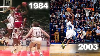 Download lagu NBA Legends First vs Last Dunk mp3