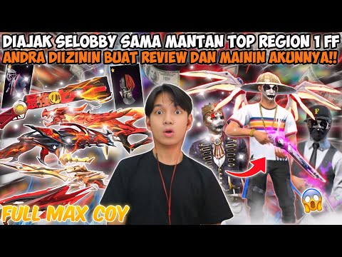 DIAJAK SELOBBY SAMA MANTAN TOP REGION 1 FF!! GUA DIIZININ BUAT REVIEW DAN MAININ AKUNNYA😱