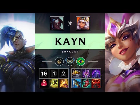Kayn Jungle vs Qiyana - BR Challenger Patch 25.07