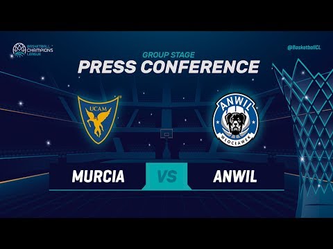 UCAM Murcia v Anwil - Press Conference - Basketball Champions League 2018-19