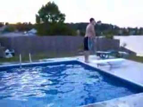 Back flip belly flop