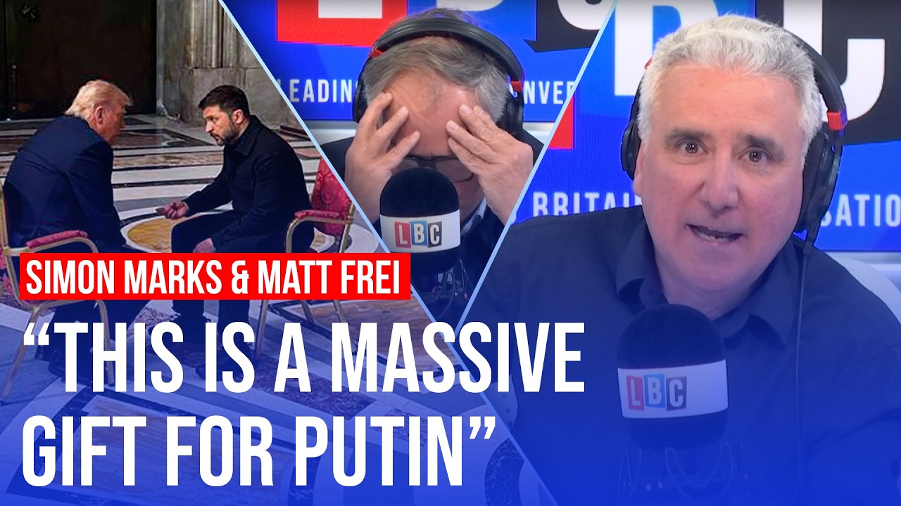 'He's being asked to give up everything': Trump and Zelenskyy meet in the Vatican | LBC