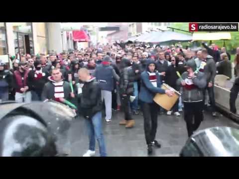 Korteo Hordi zla na 107. vječiti derbi