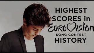 Top 20 Highest Scores in the History of Eurovision | Old Voting System