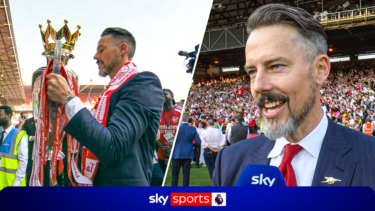 Arsenal co-chairman Josh Kroenke REACTS to Arsenal winning the Premier League! 🏆