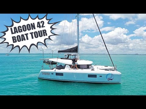 BOAT TOUR! | Our Liveaboard Sailing Catamaran (Lagoon 42)