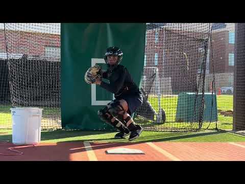 Israel Delgado Full catching session